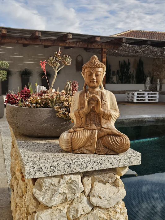 Buddha Statue Closed Hands