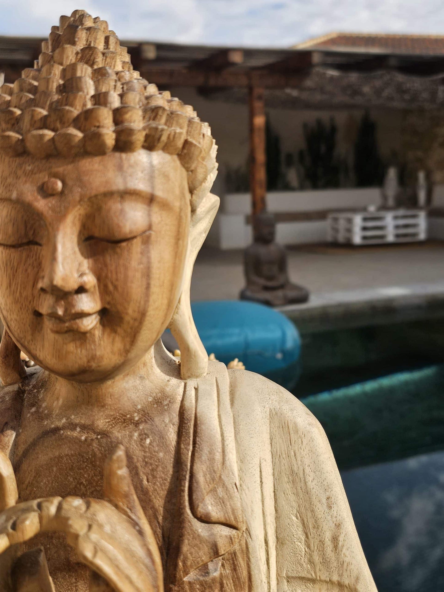 Buddha Statue Closed Hands