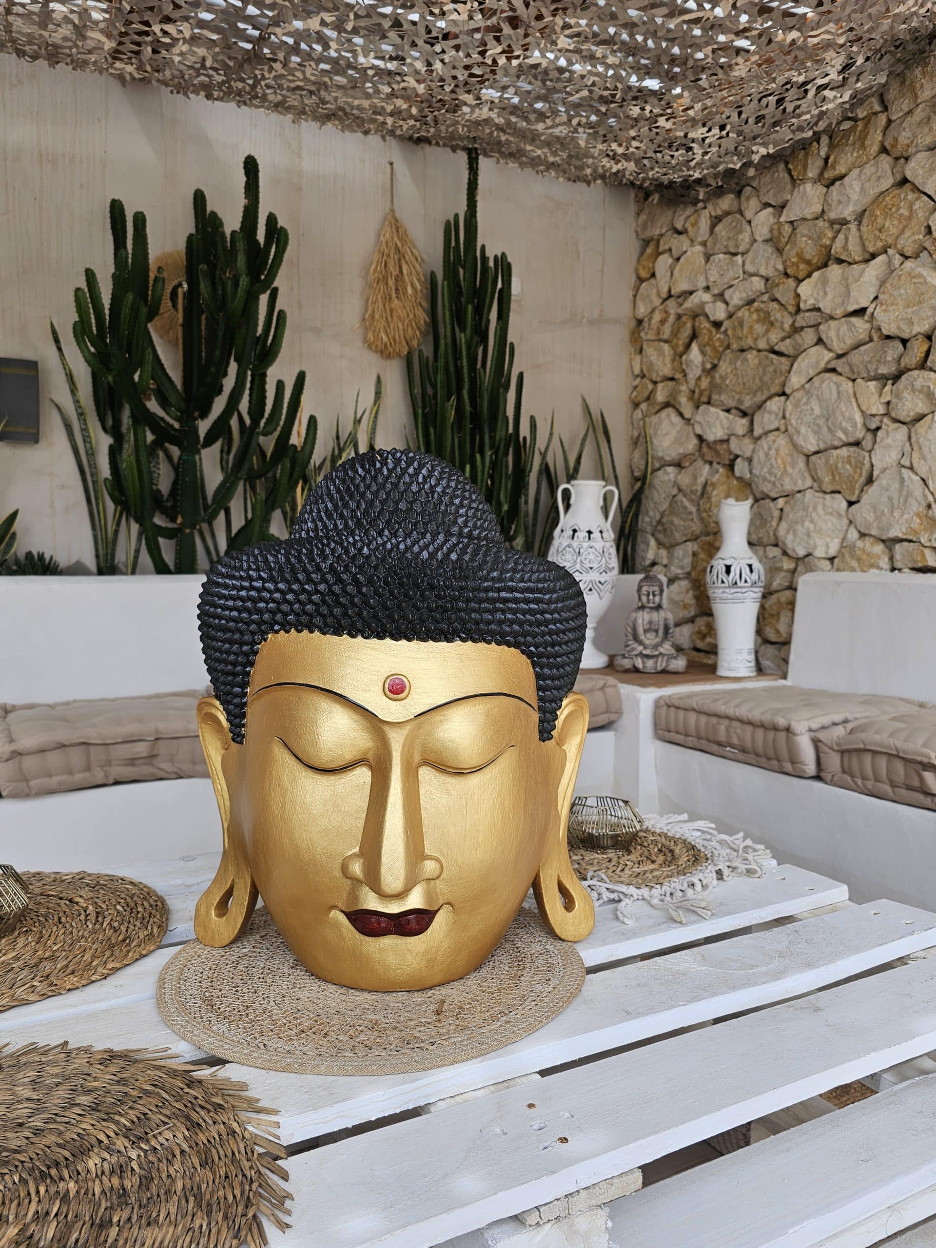 Golden Buddha Mask