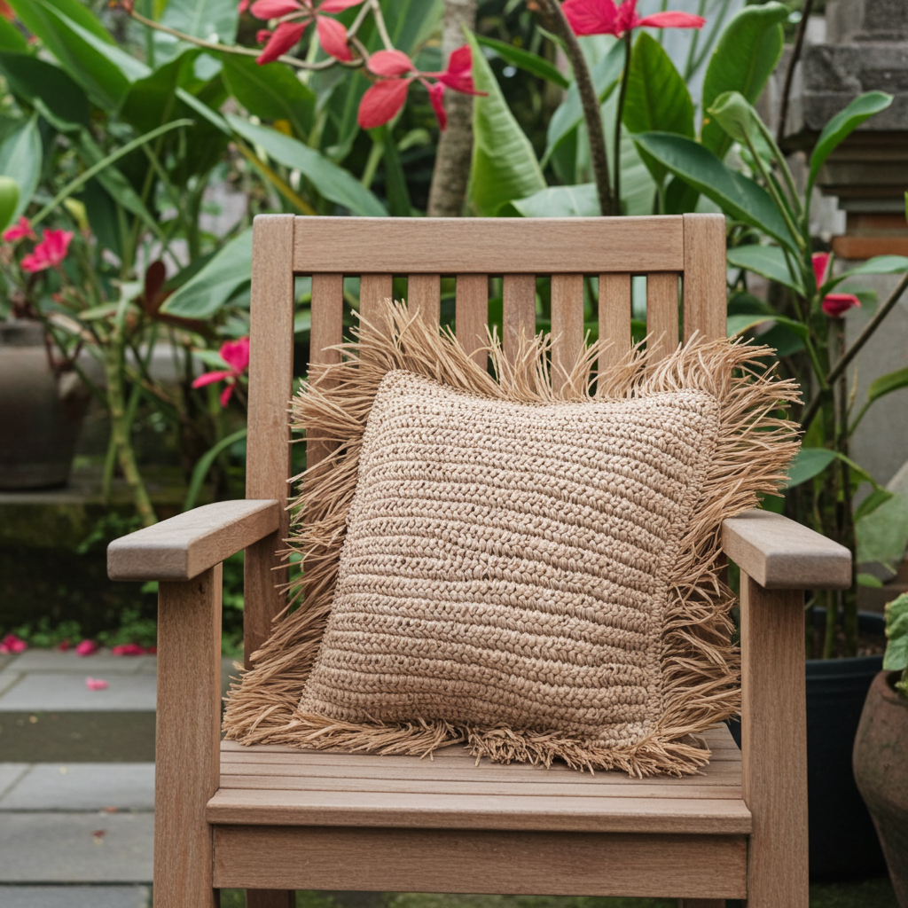 Capa de almofada Modelo Kalibata 40x40cm