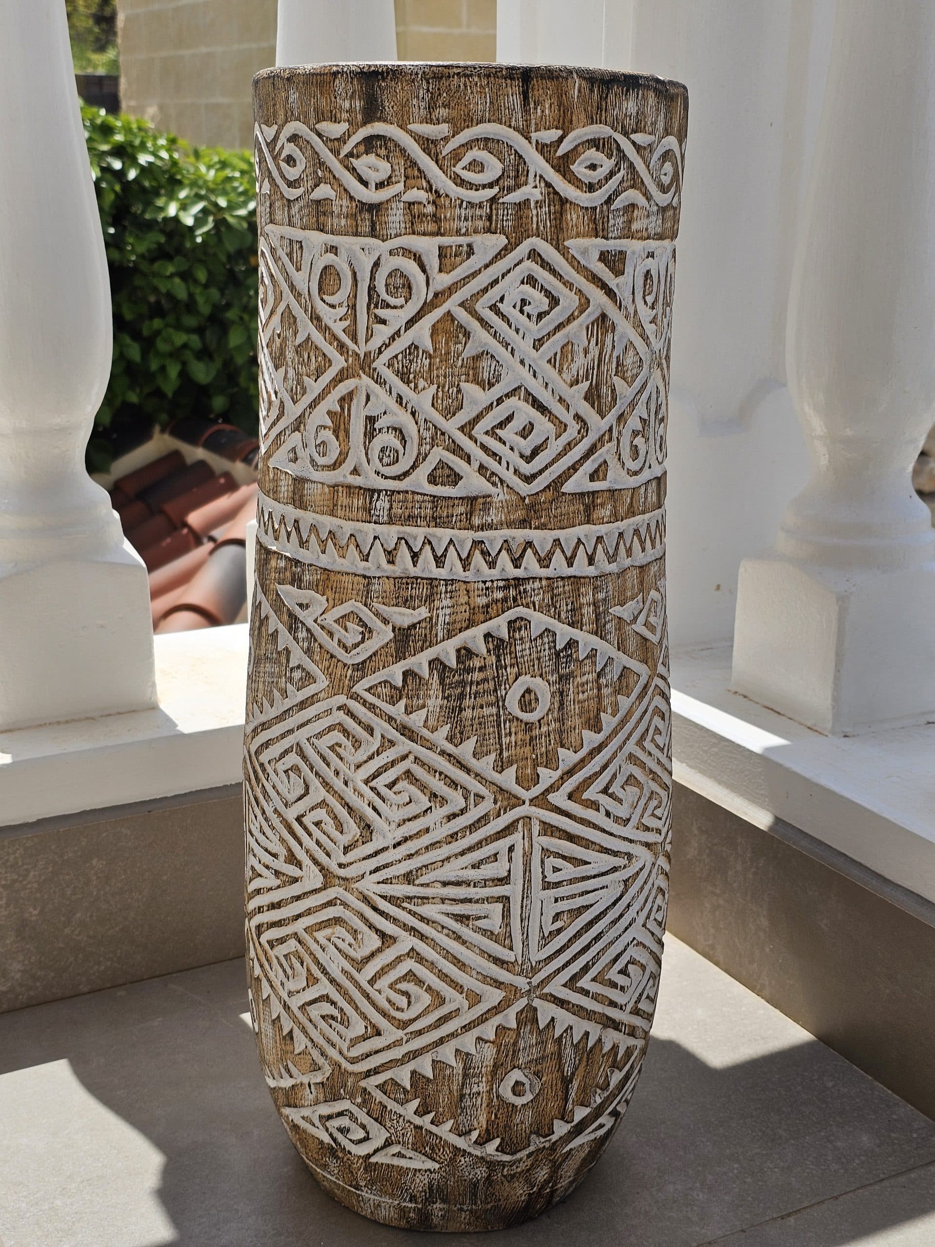 Wooden Vase Model Batara