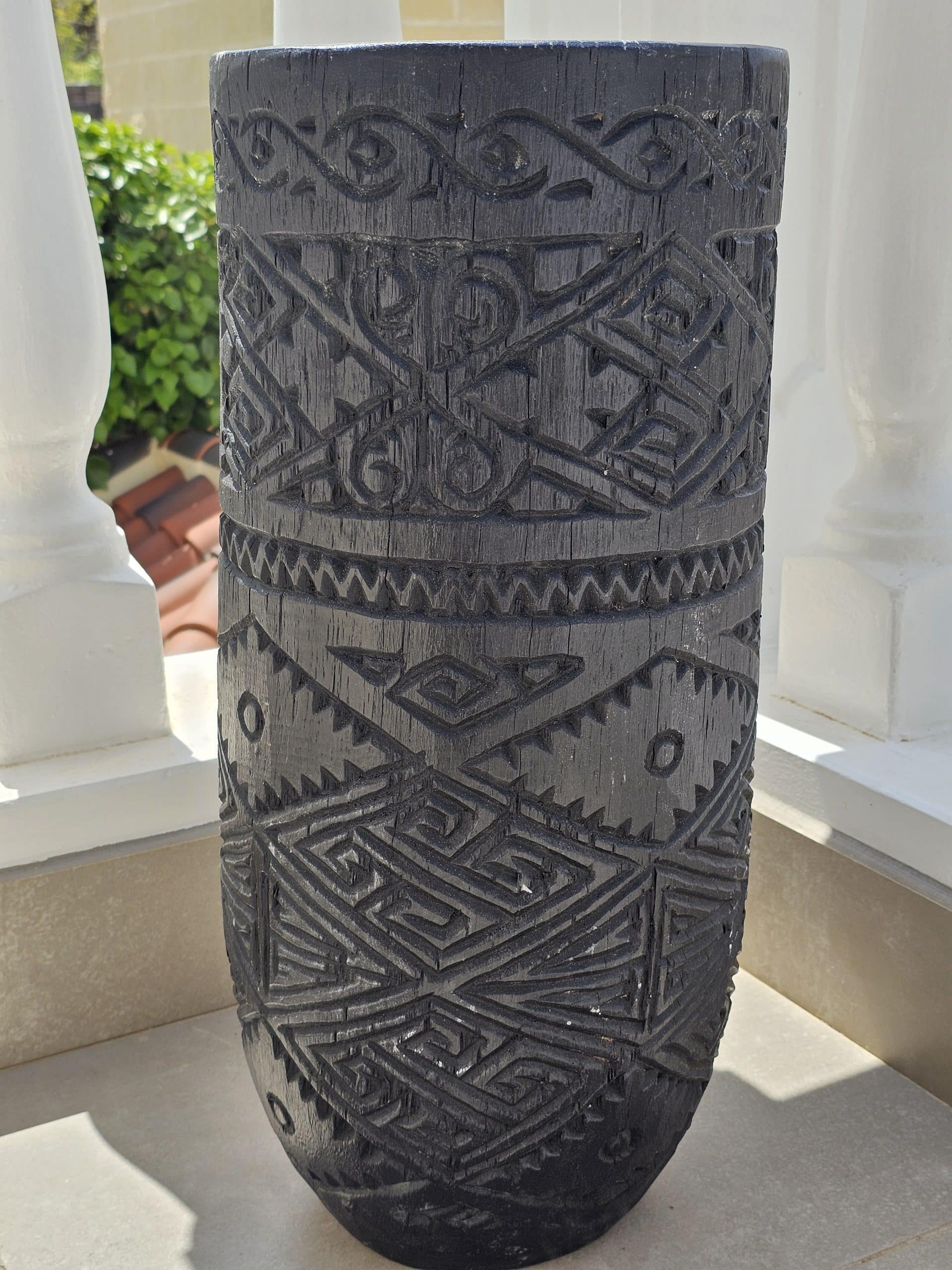 Wooden Vase Model Batara
