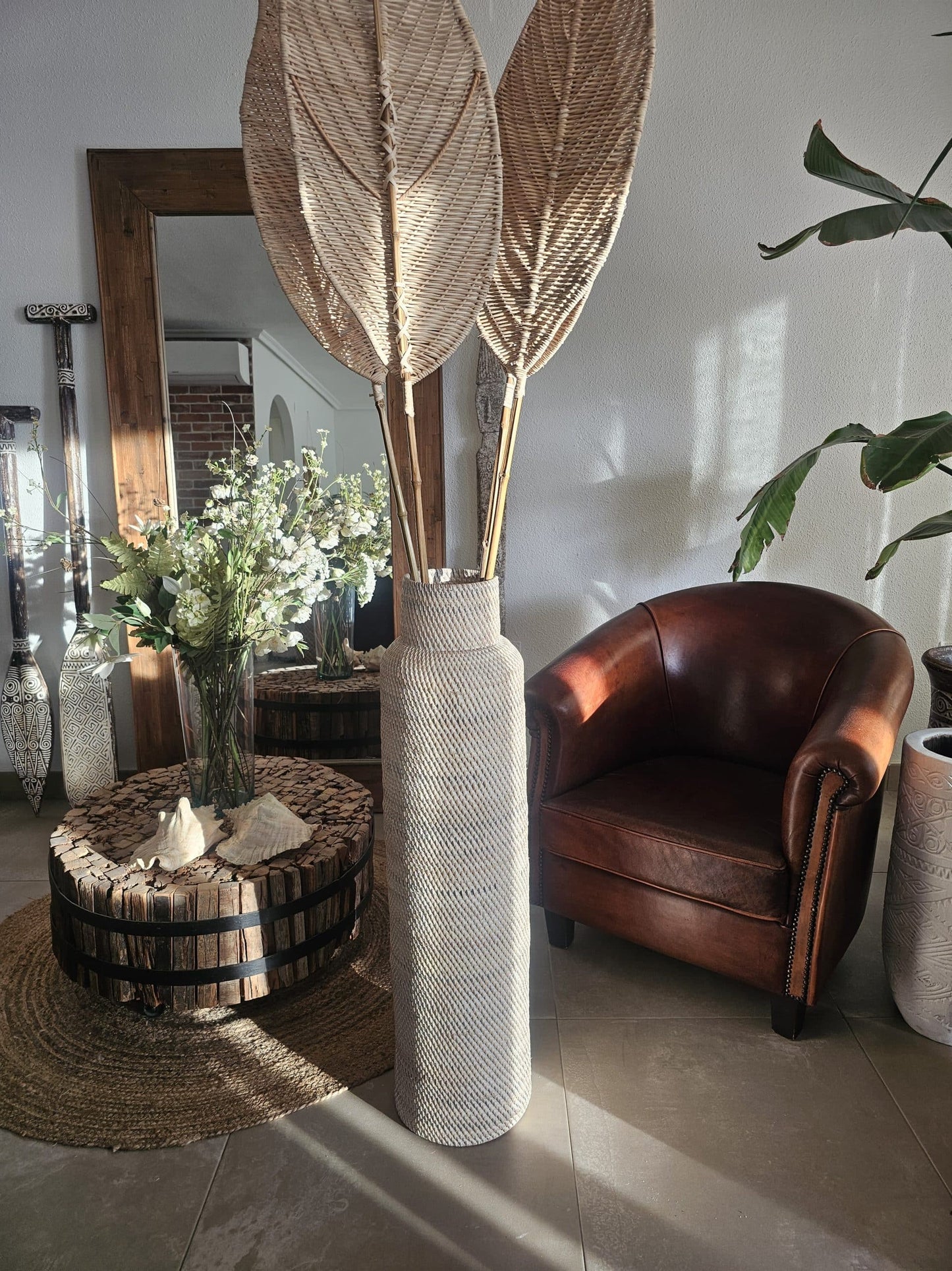 Rattan Vase Model Danu