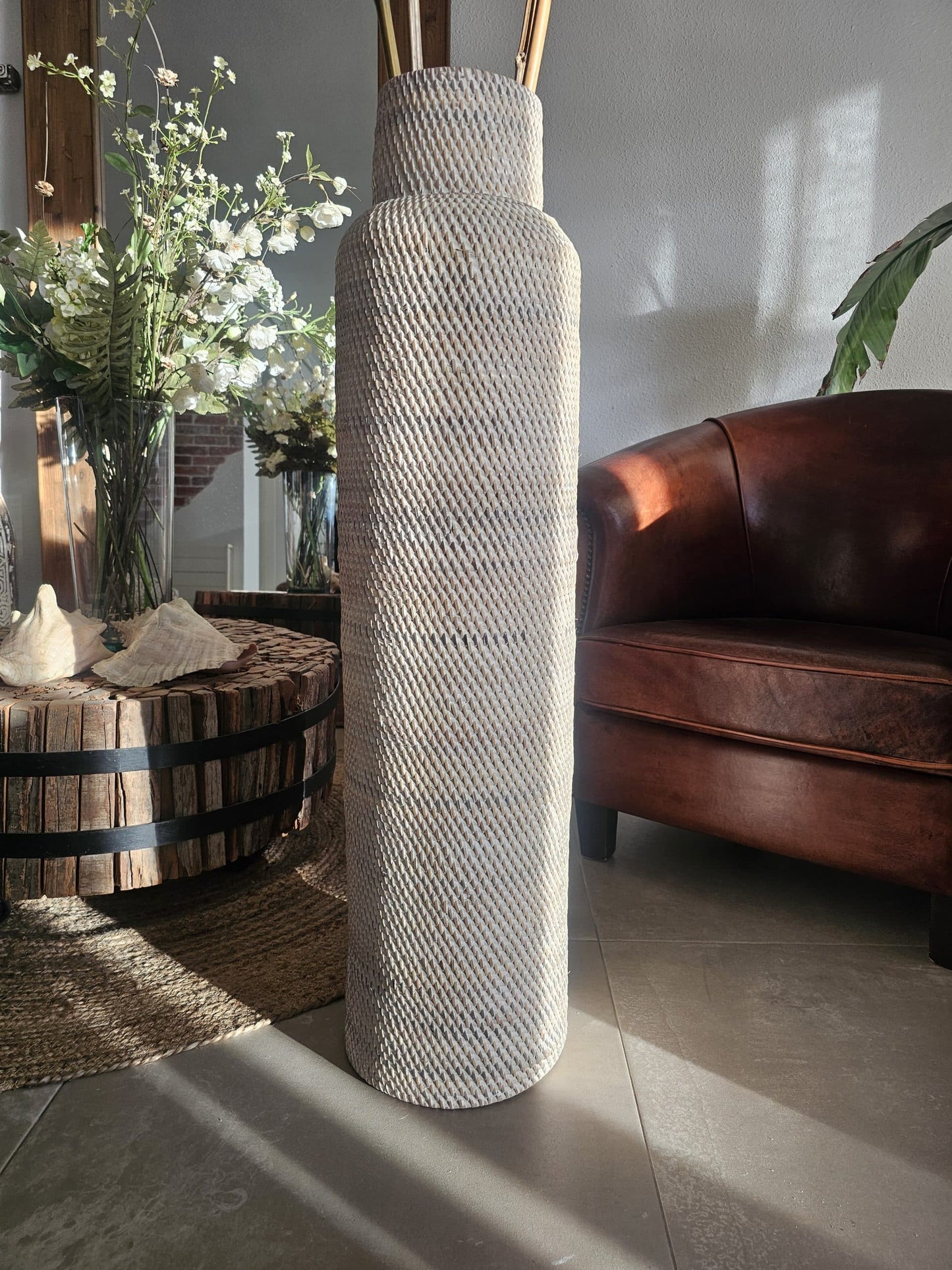 Rattan Vase Model Danu