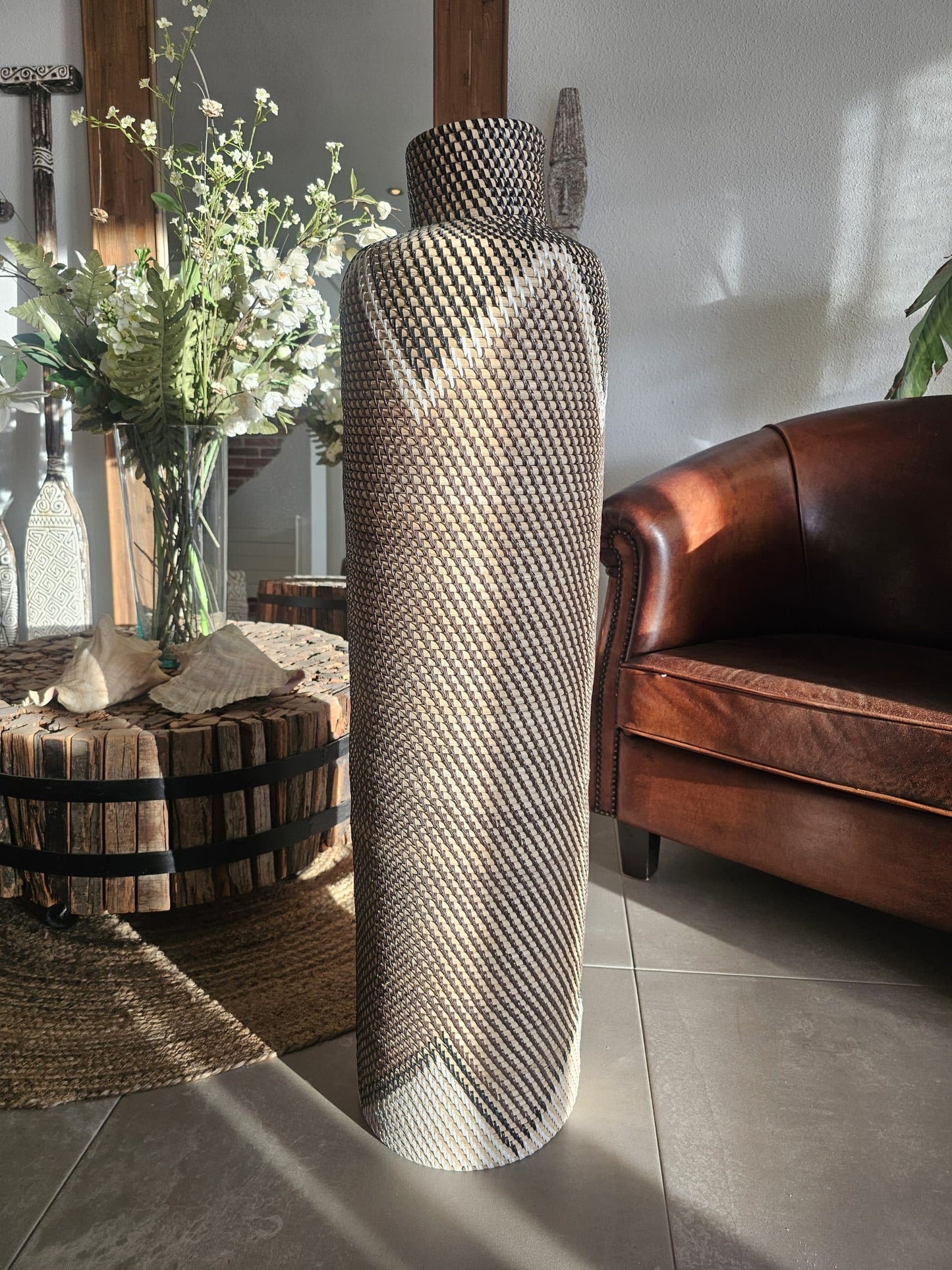 Rattan Vase Model Danu