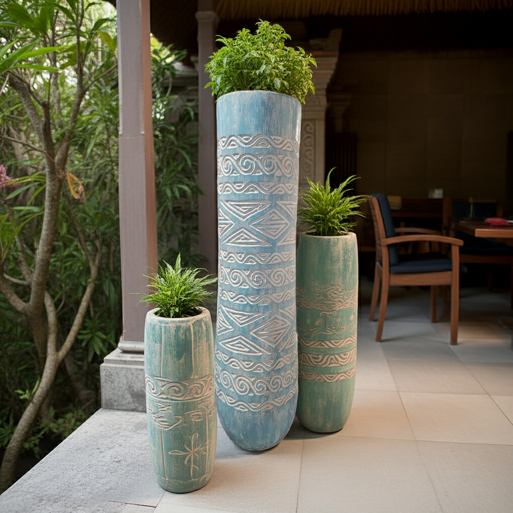 Turqouis vase Model Soropia