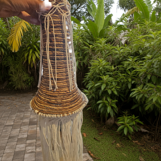 Hanging lamp with cotton Model Bayangan