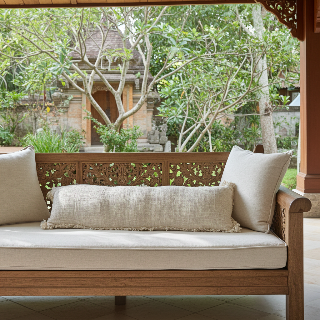 Long cotton pillow Model Ular