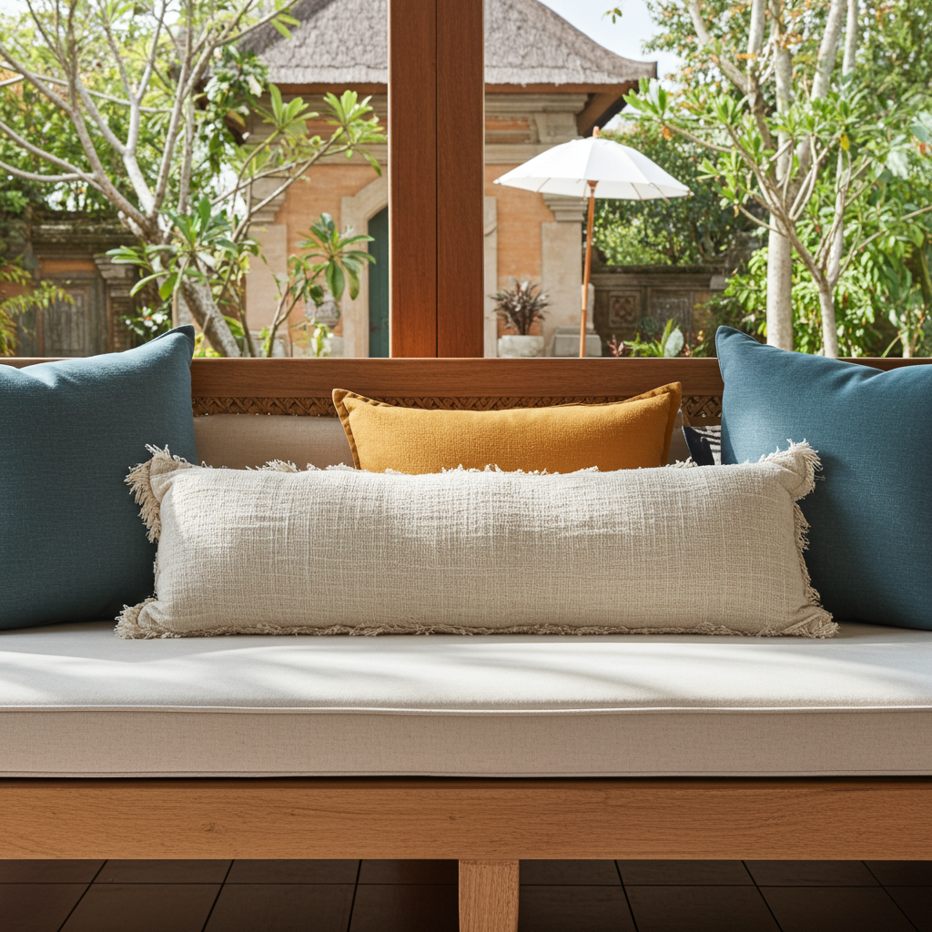 Long cotton pillow Model Ular