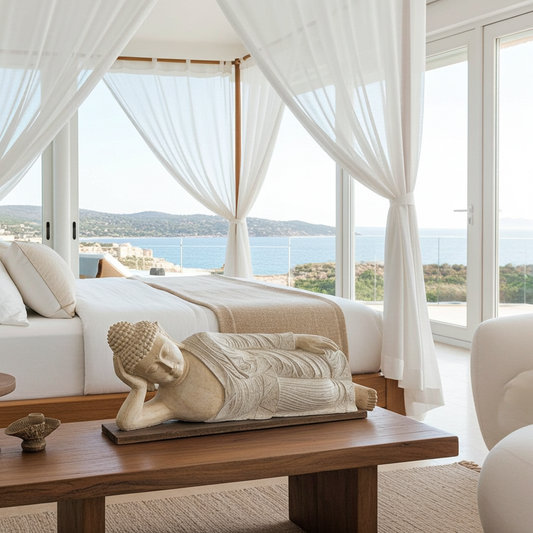 Reclining Wooden Buddha