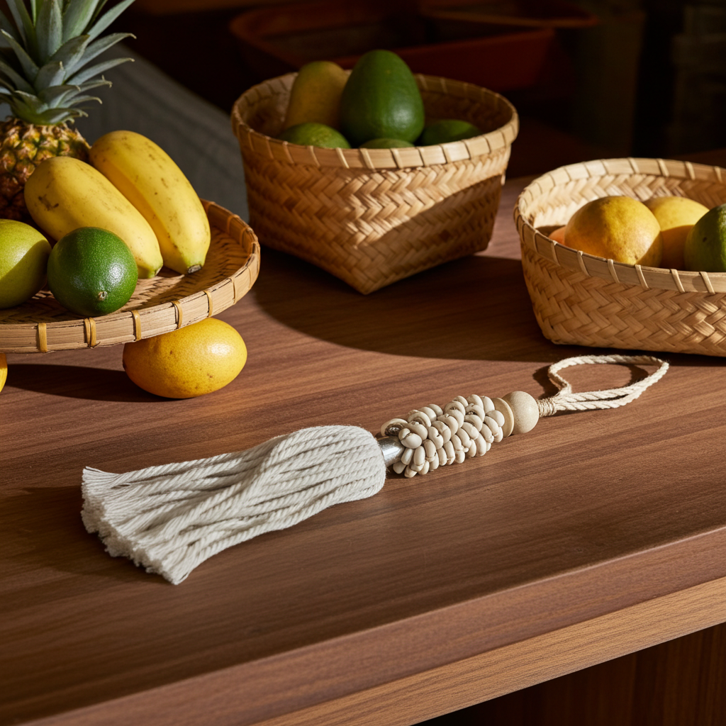 Doorhanger with white shells