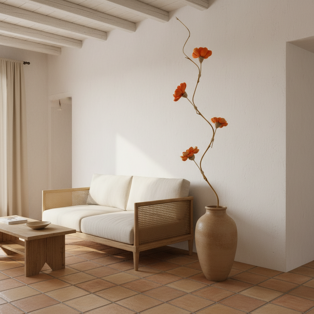 Rama de flores decorativa alta modelo Gili Sudak