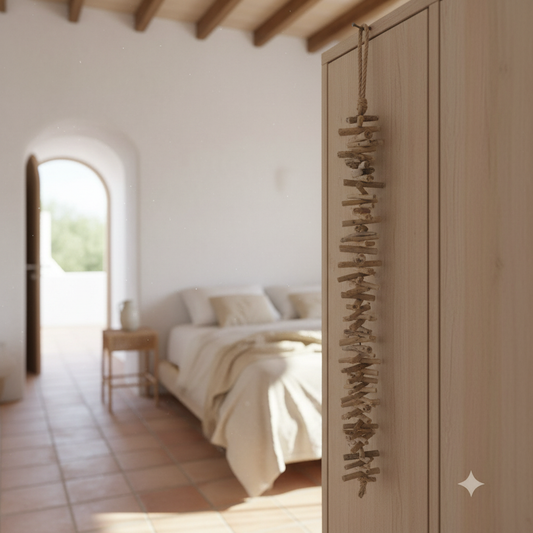 Driftwood Vertical Strand Wall Hanging Model Bira