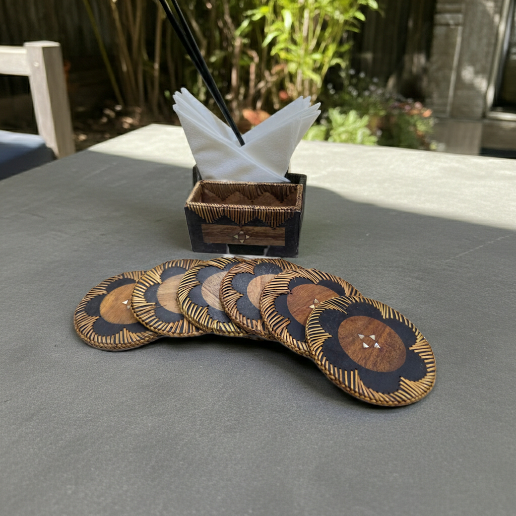 Set of 6 coasters. Model Tambera