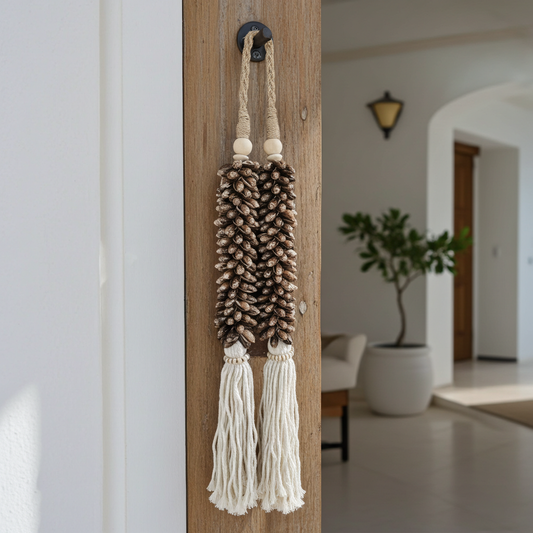 Doorhanger with brown shells
