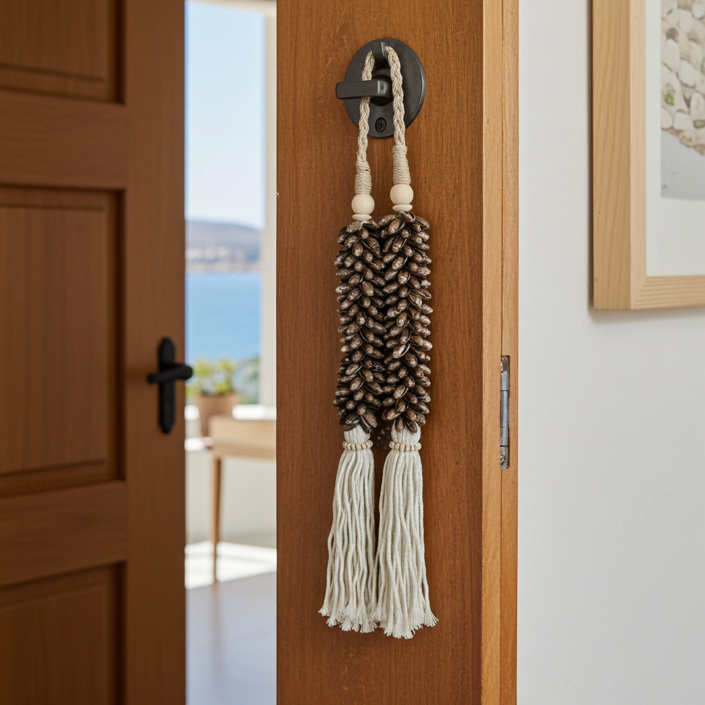 Doorhanger with brown shells