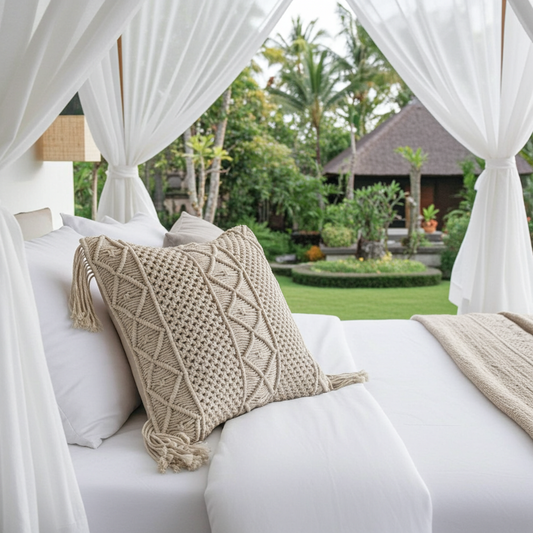 Capa de almofada Modelo Simeulue 50x50cm