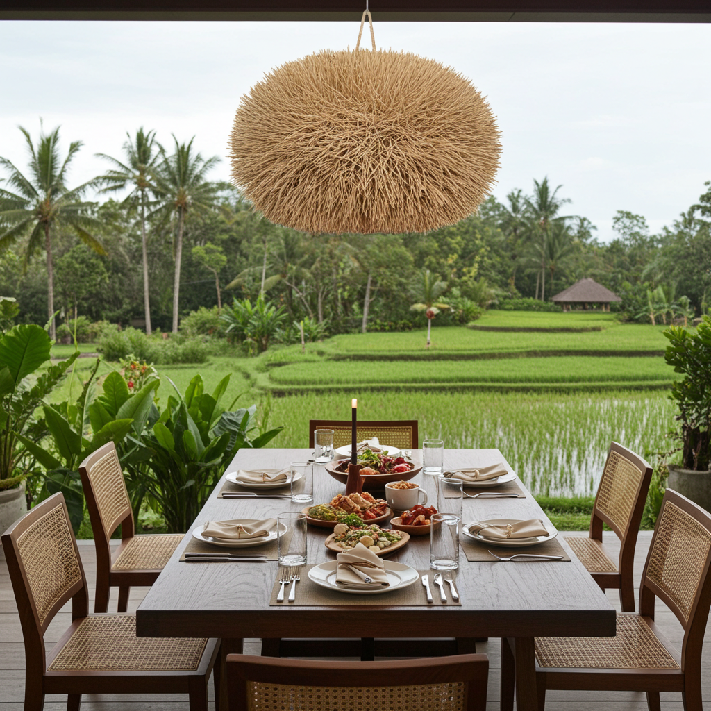 Hanglamp 100cm. Model Landak