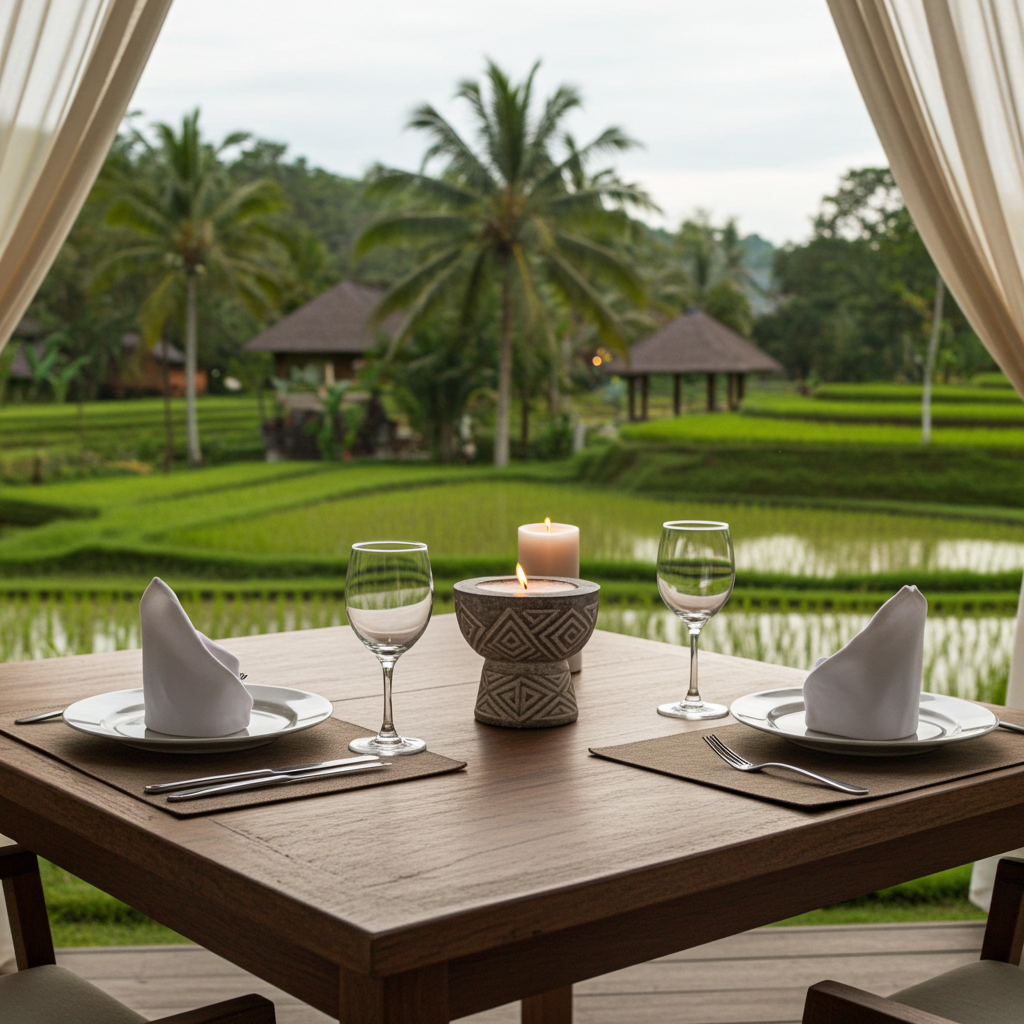 Hand-carved wooden candle hourglass shape in a grey finish