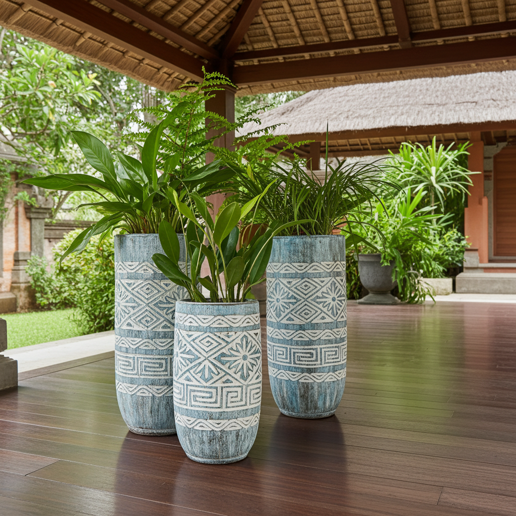 Turquois vase Model Bajawa