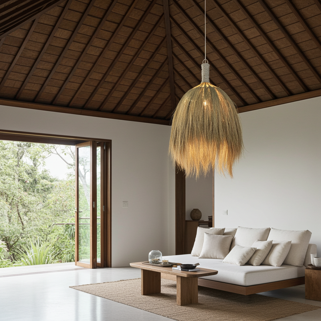 Candeeiro de teto modelo Indra