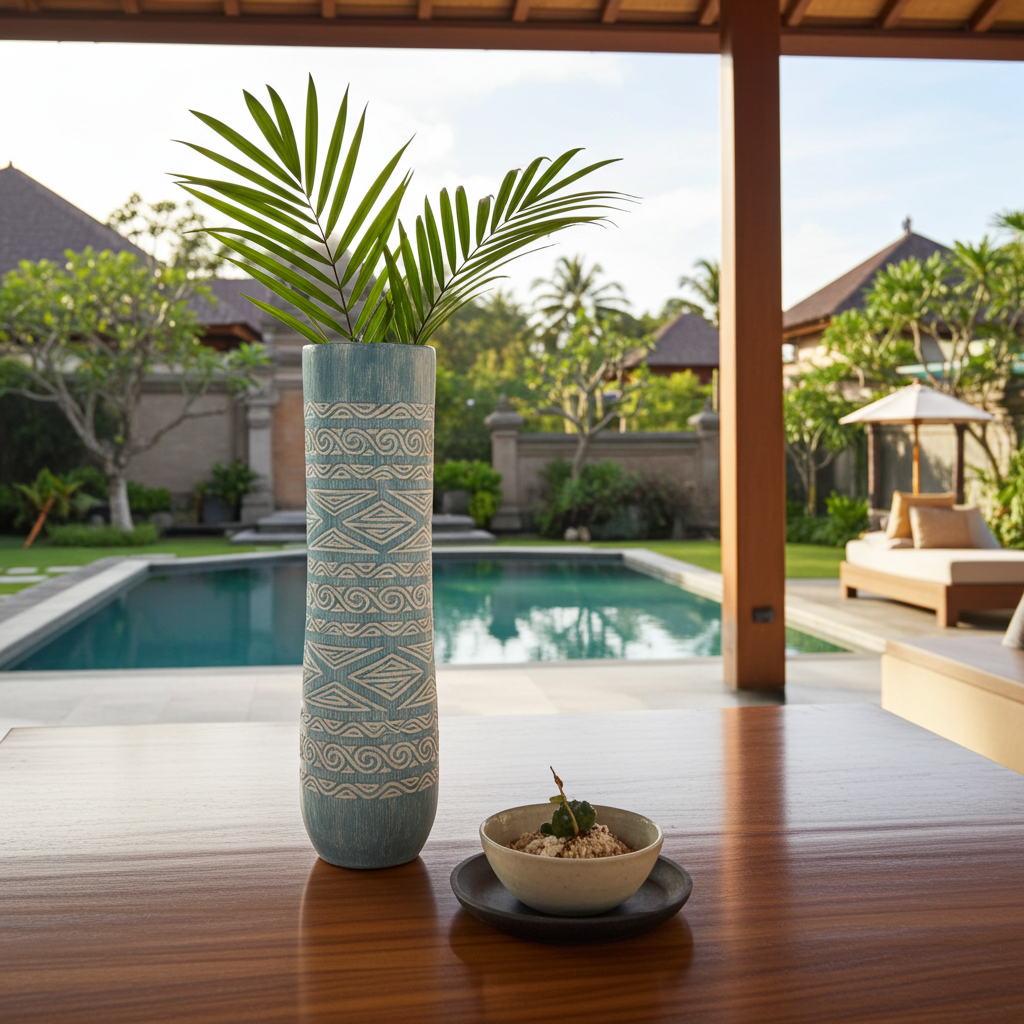 Turqouis vase Model Soropia