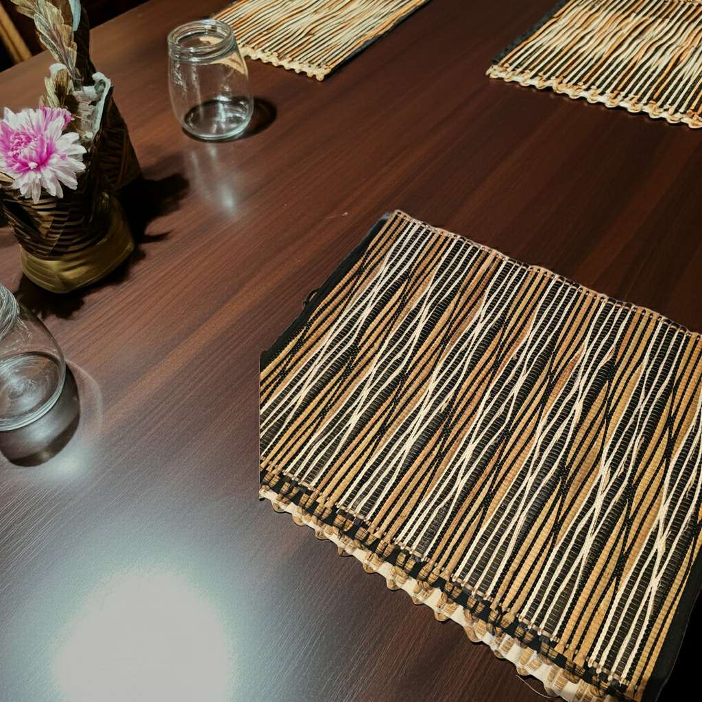 Placemat from bananleaf in THREE colors