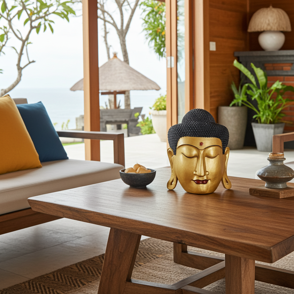 Máscara de Buda Dorada