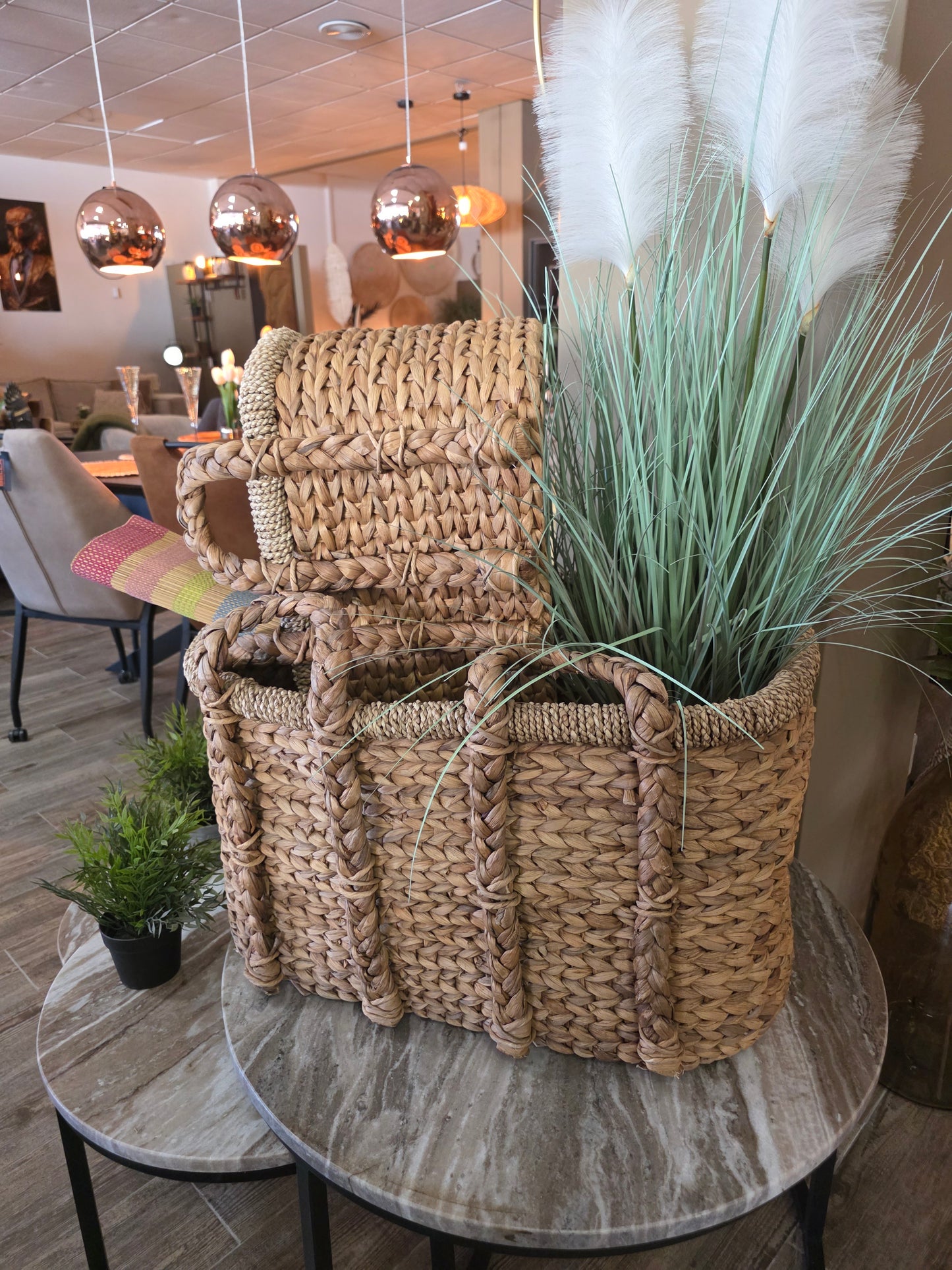 Waterhyacint baskets, 3 sizes