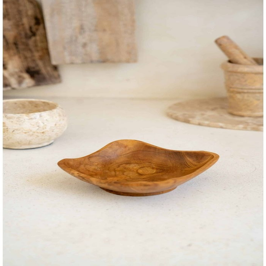 Wooden plate square (14x14)