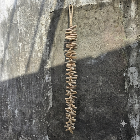 Driftwood Vertical Strand Wall Hanging Model Bira